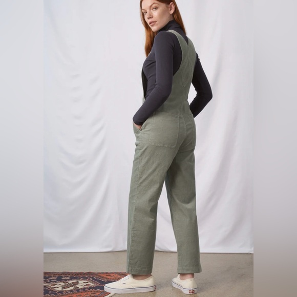 United By Blue Green (Juniper) Women's Overalls, Size Small, 98% Organic Cotton - Picture 4 of 10